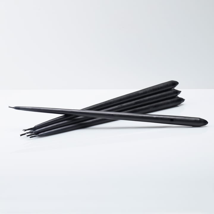 STOFF αντίκα κεριά από ester & erik large 6-pack, μαύρο STOFF