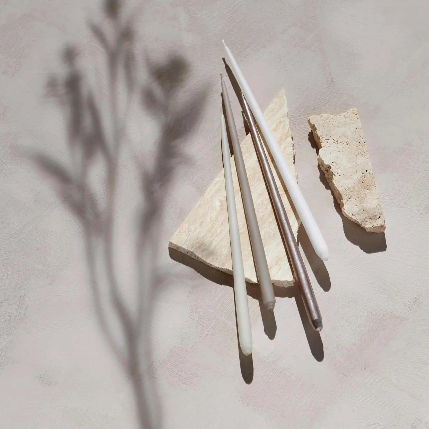 STOFF αντίκα κεριά από ester & erik large 6-pack, Σαμπανιζέ STOFF