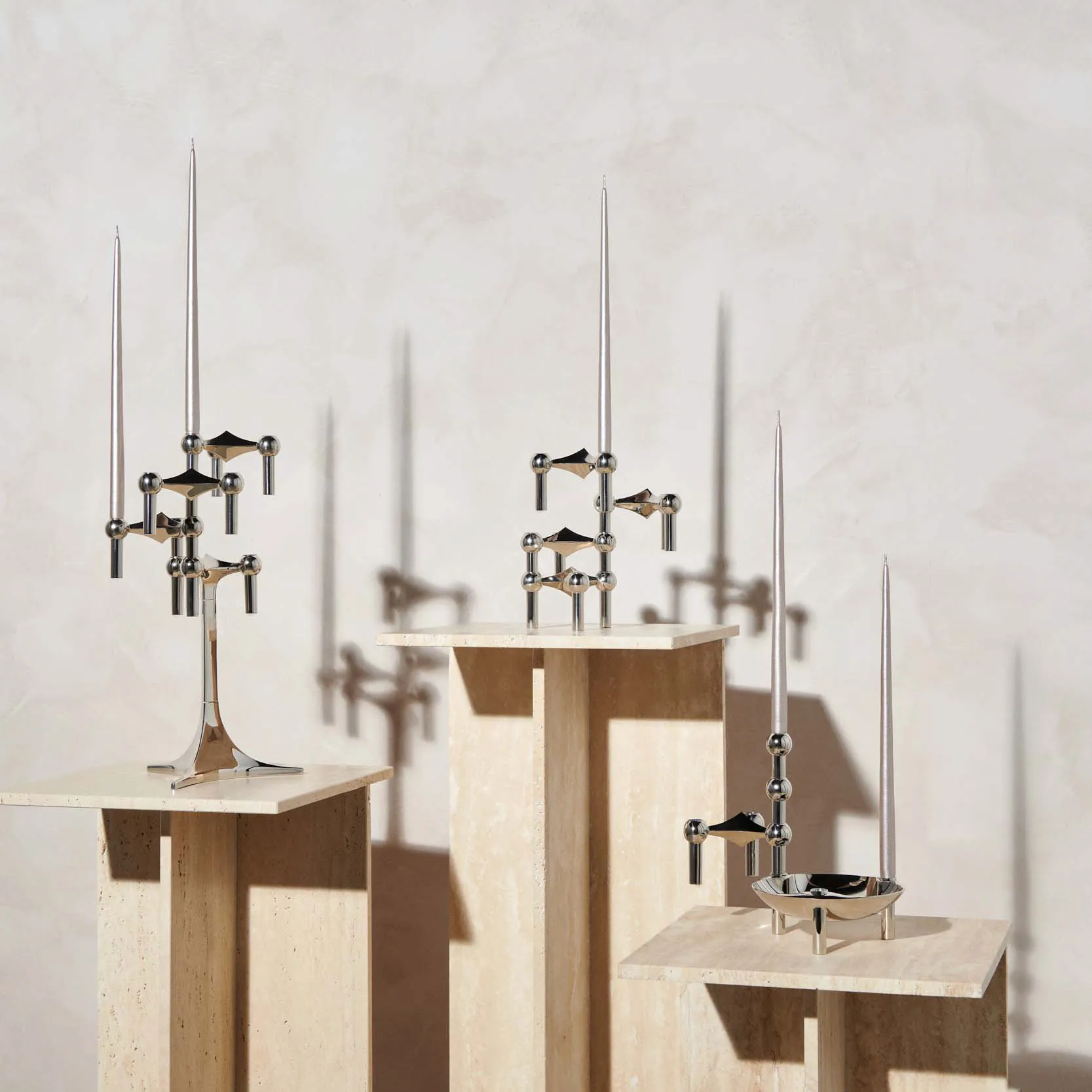 STOFF αντίκα κεριά από ester & erik large 6-pack, Σαμπανιζέ STOFF