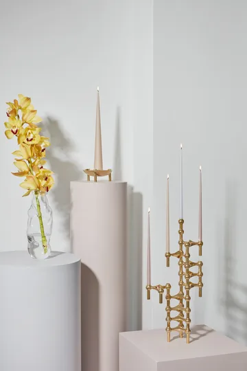 STOFF αντίκα κεριά από ester & erik large 6-pack - Απαλό τριανταφυλλί - STOFF