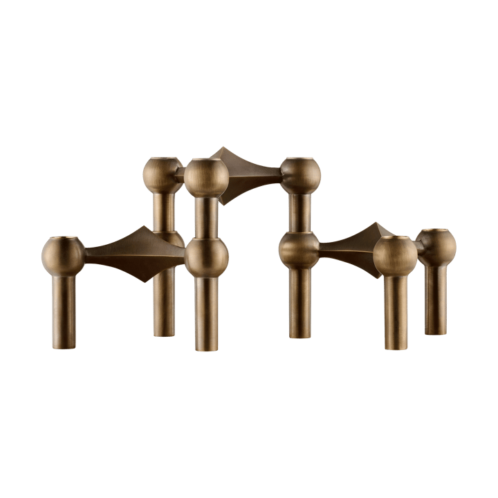 STOFF Nagel βάση κεριού συσκευασία 3 τεμαχίων - Bronzed brass - STOFF