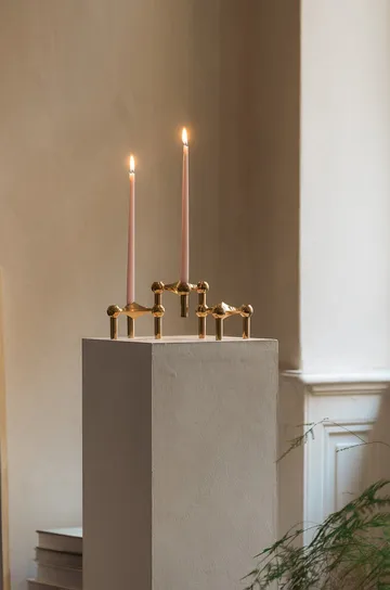 STOFF Nagel βάση κεριού συσκευασία 3 τεμαχίων - ορείχαλκος - STOFF