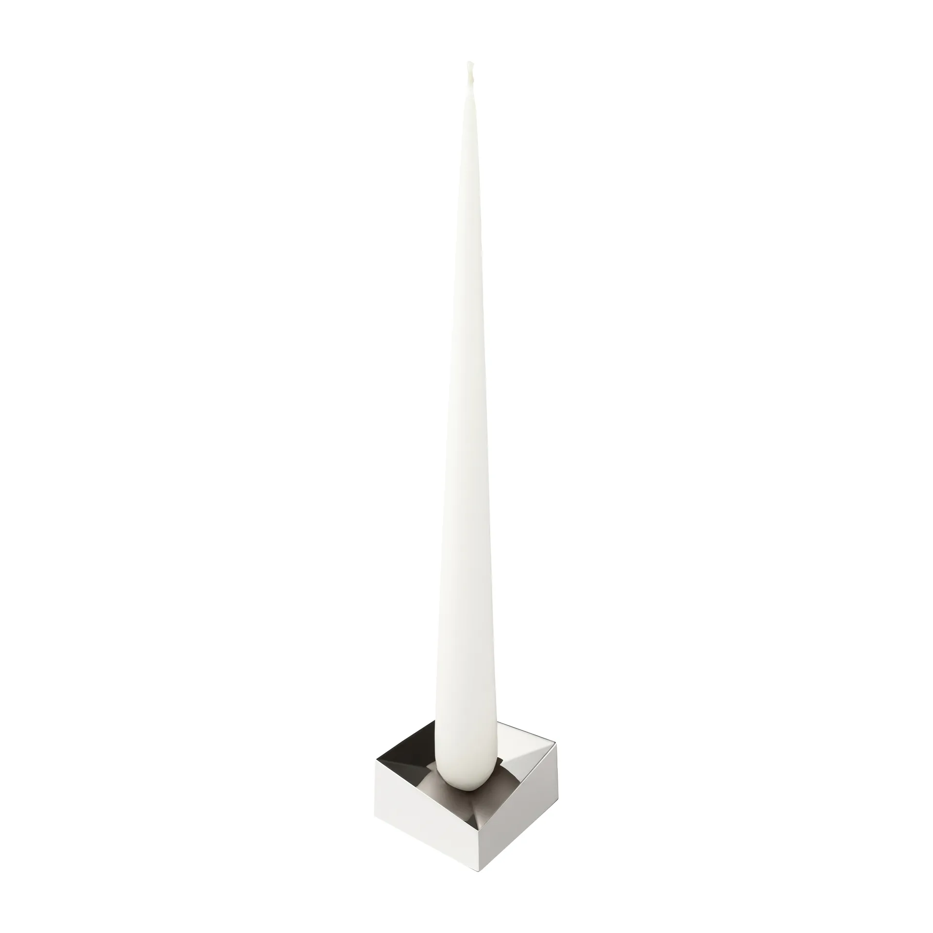 STOFF Nagel ανακλαστικό κηροπήγιο μεγάλο 3,2 cm, Χρώμιο STOFF