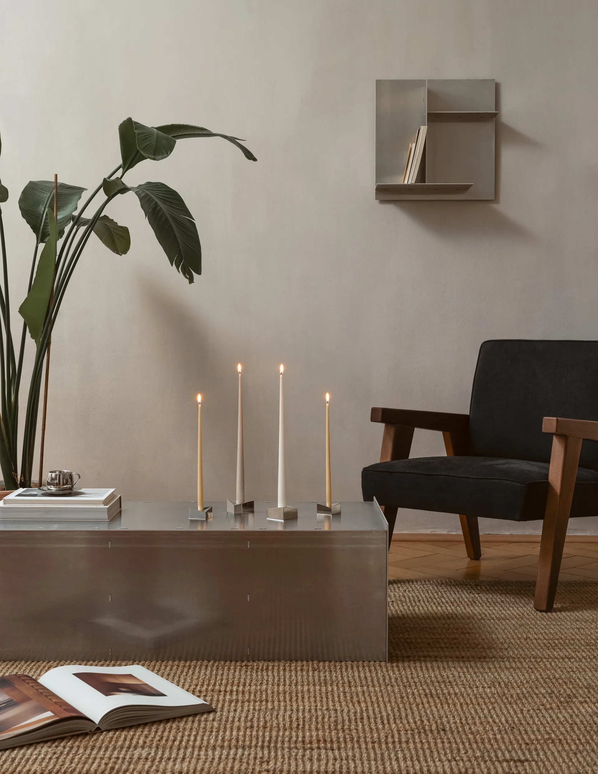 Κερί STOFF Nagel Reflect μικρός μεγέθους 2,7 εκ., Χρώμιο STOFF