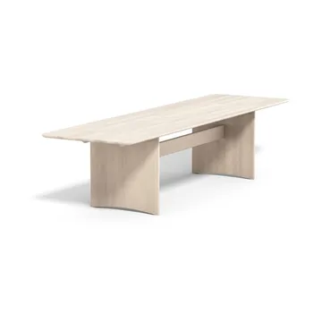 Τραπέζι Alt 320x110 cm σημύδα - Ανοιχτό ματ βερνίκι - Stolab