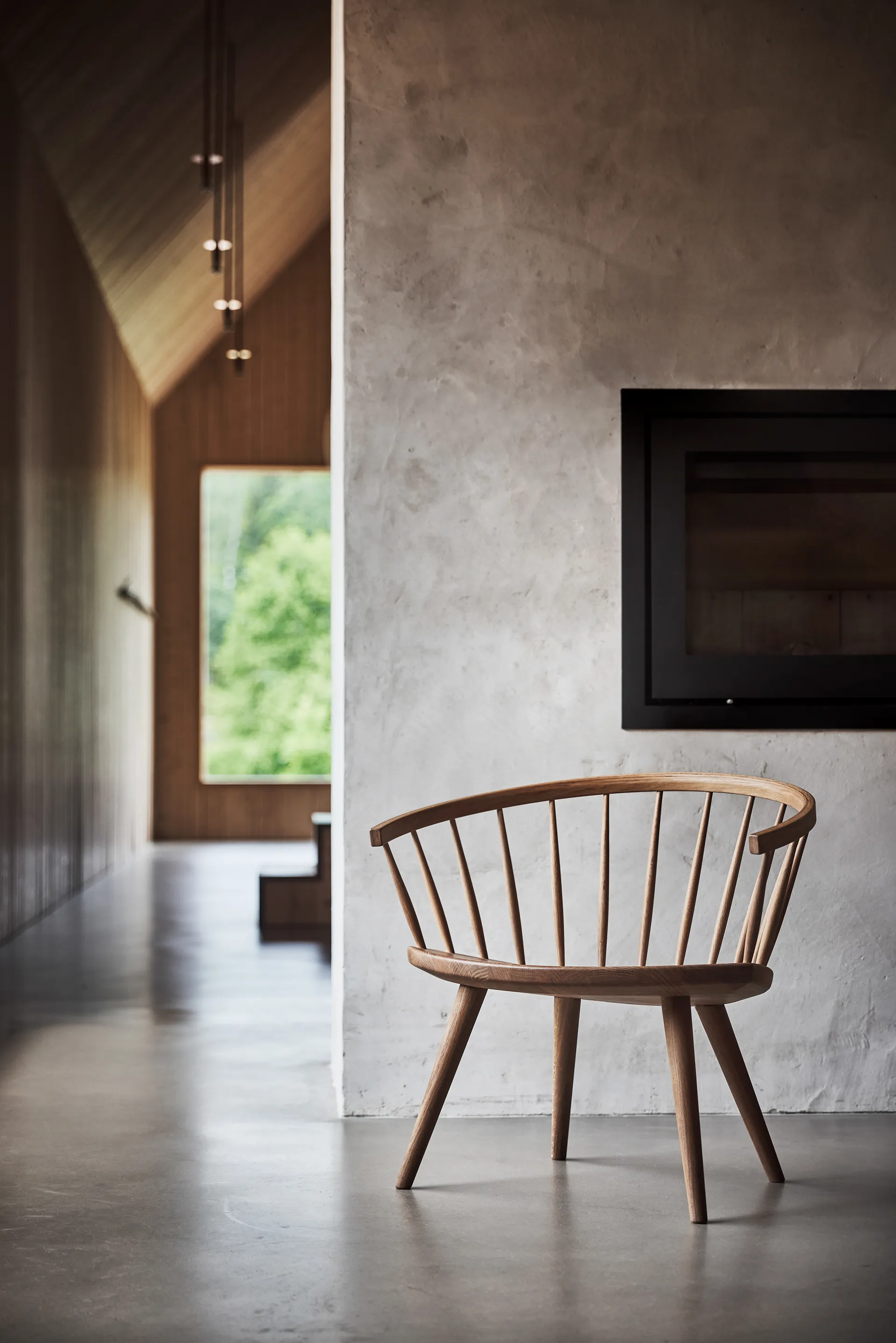 Arka καρέκλα σαλονιού δρύινη, Φυσικό λάδι Stolab