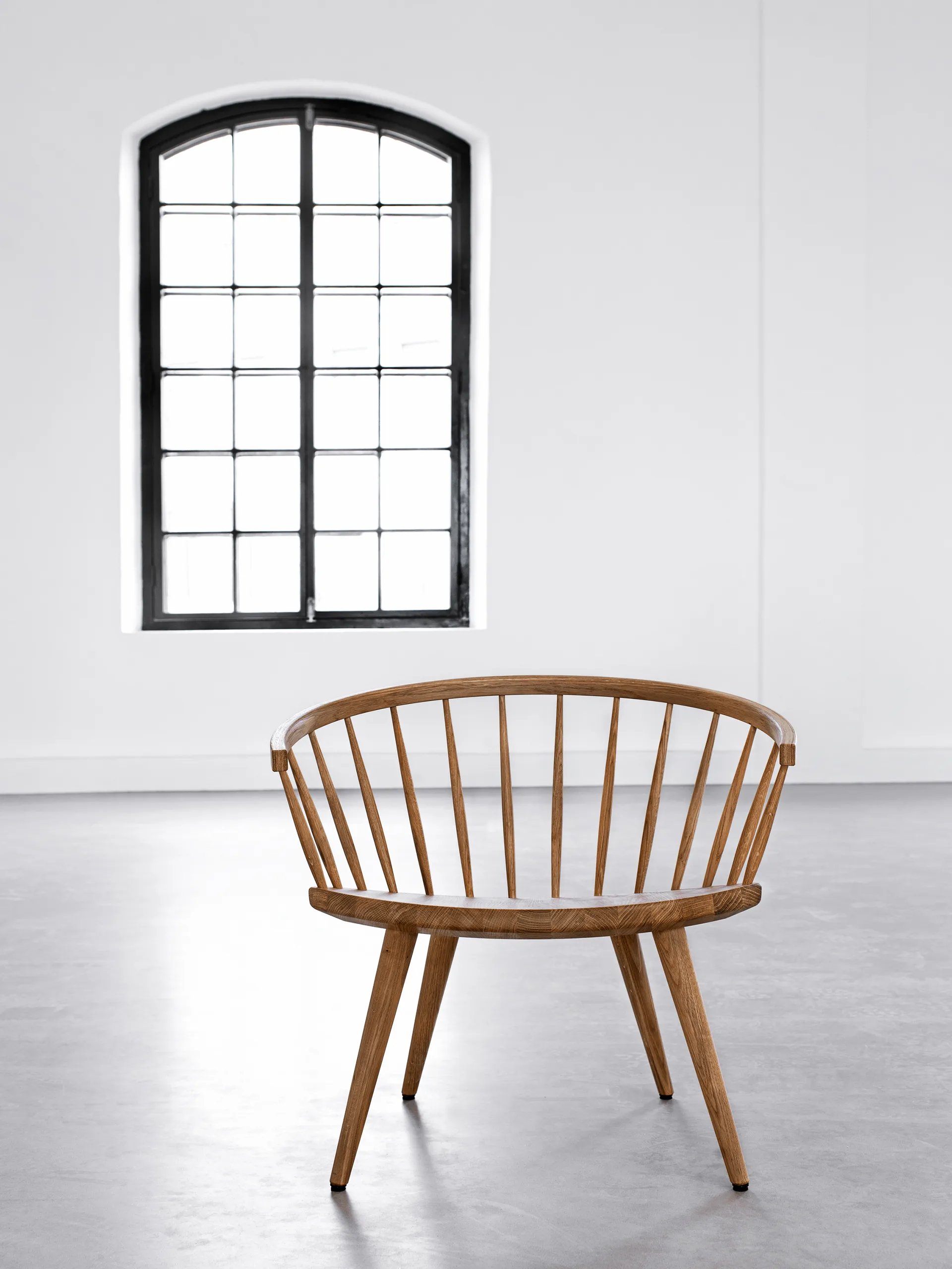 Arka καρέκλα σαλονιού δρύινη, Φυσικό λάδι Stolab