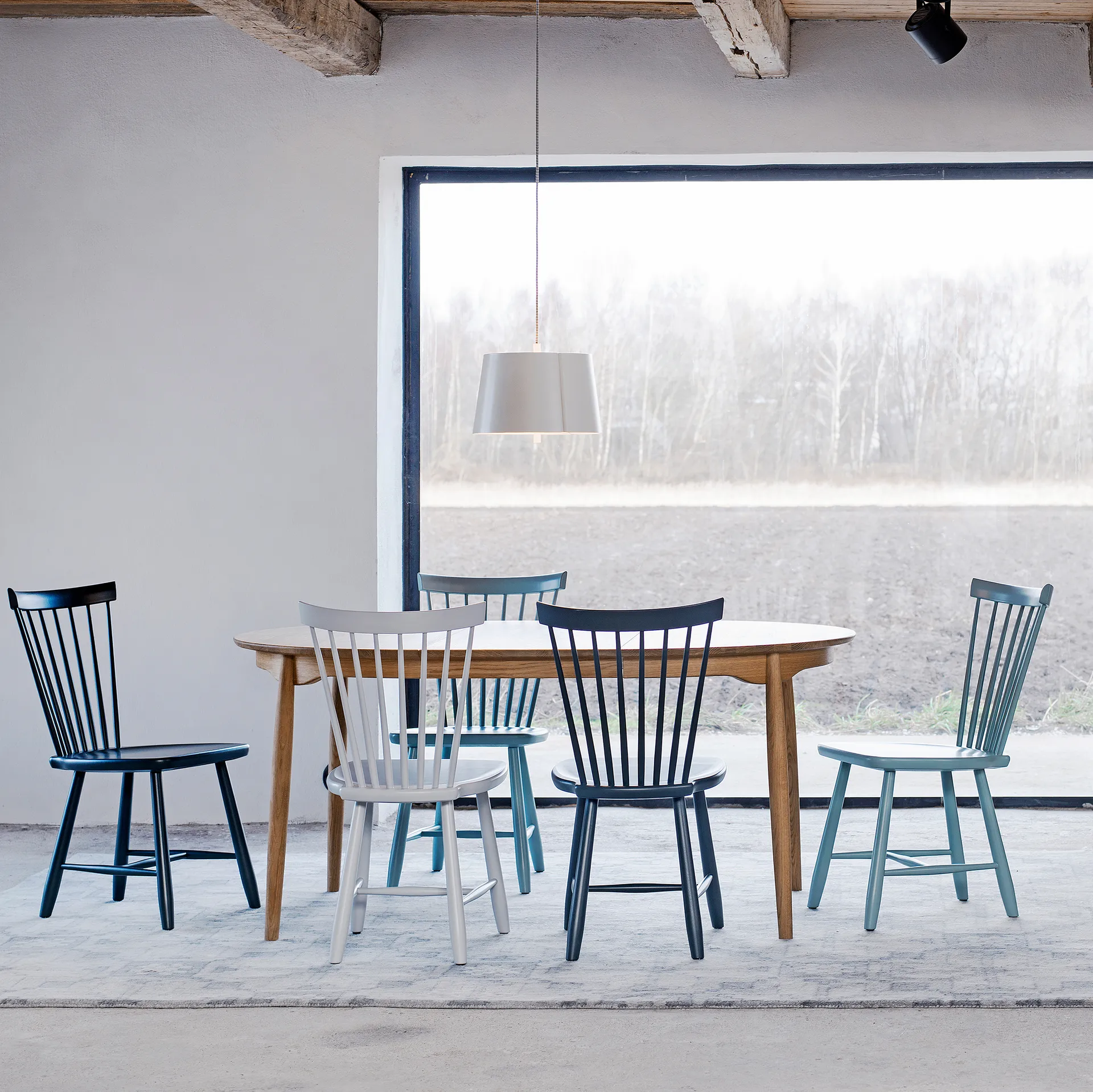 Τραπεζαρία, Carl Ø115 διαχωρισμένη, Δρυς - φυσικό λάδι Stolab