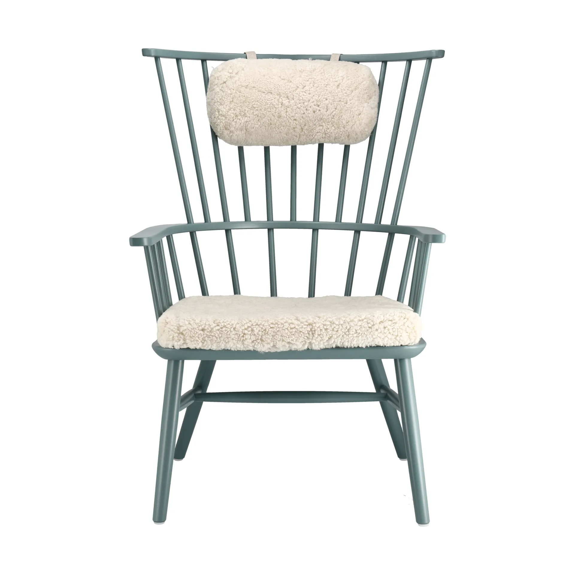 Πολυθρόνα Henriette με μαξιλάρι και μαξιλαράκι αυχένα, Ομίχλη-Moonlight Stolab