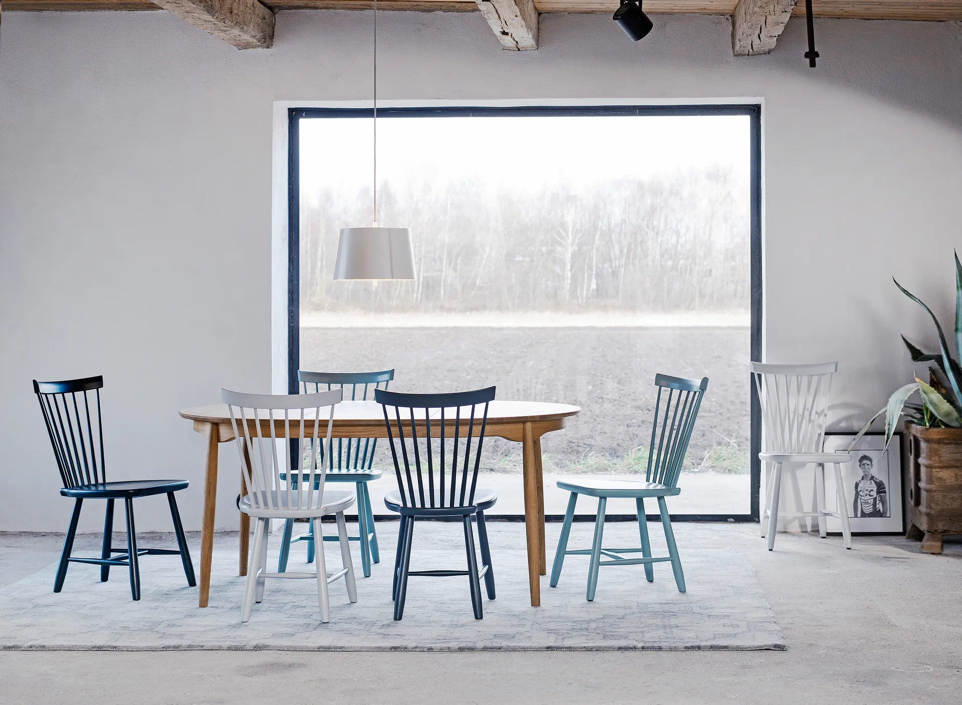 Καρέκλα Lilla Åland, Skogstjärn (δρύινο) Stolab