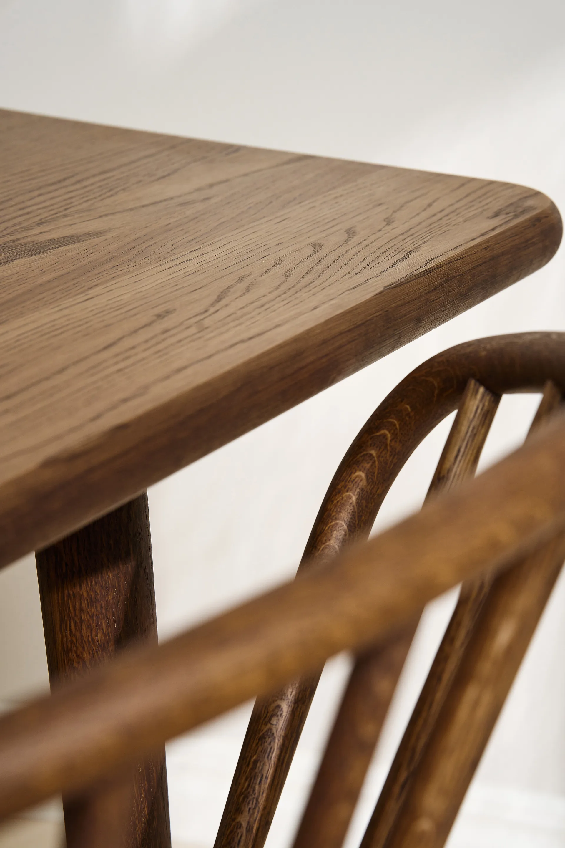 Τραπεζαρία, Miss Holly. 235x82 εκ Special Edition, Δρυς Chocolat λάδι Stolab