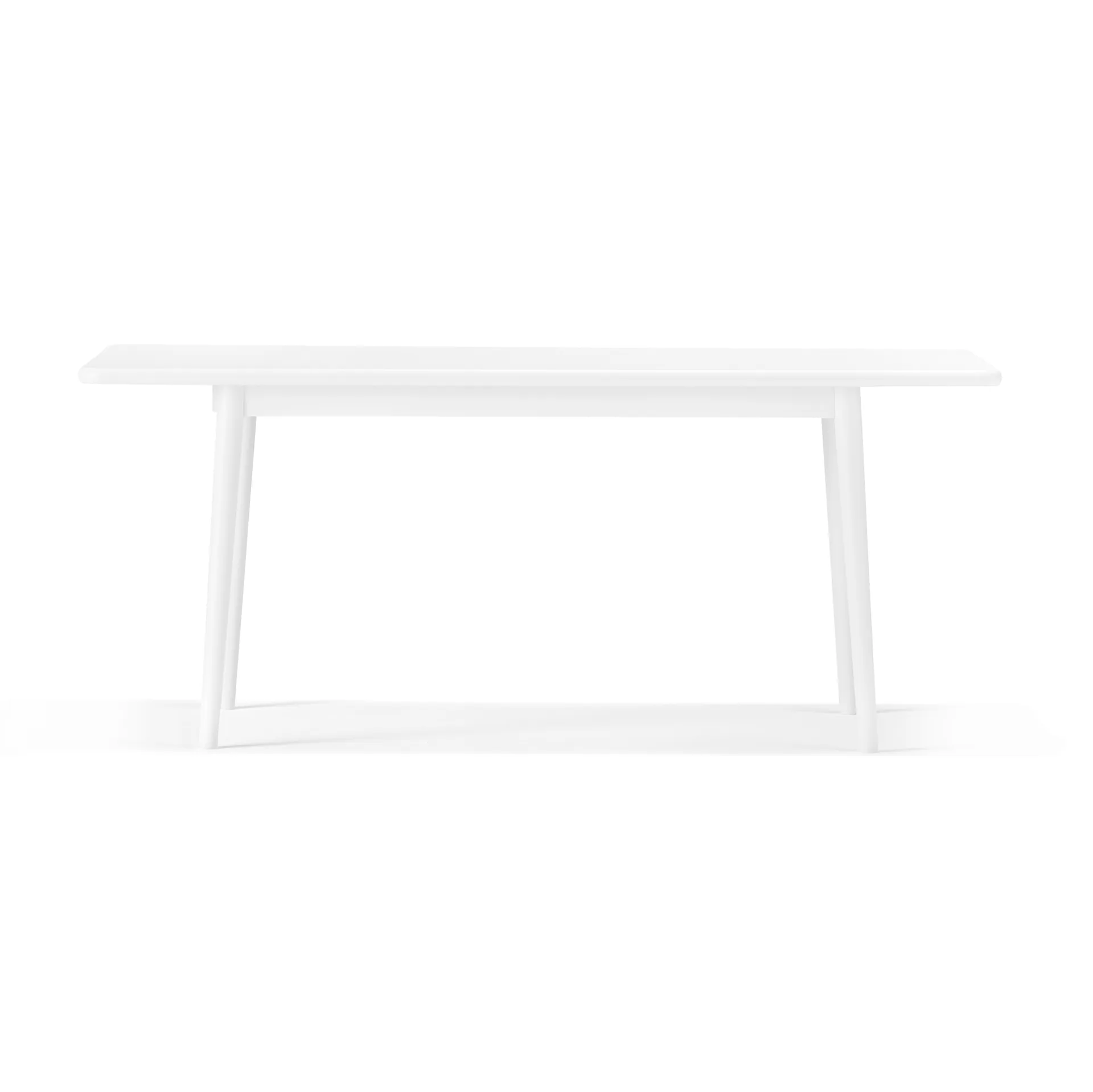Miss Holly table 175x100 + 2 φύλλα επέκτασης 2x50 εκ, Σημύδα 21, λευκή Stolab