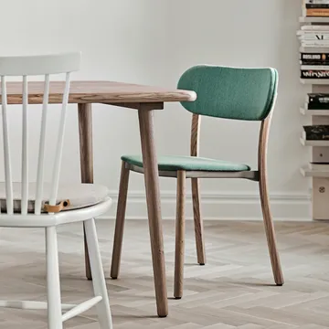 Τραπεζαρία, Miss Tailor 90x90x73 εκ - Φυσική, λαδωμένη δρυς - Stolab