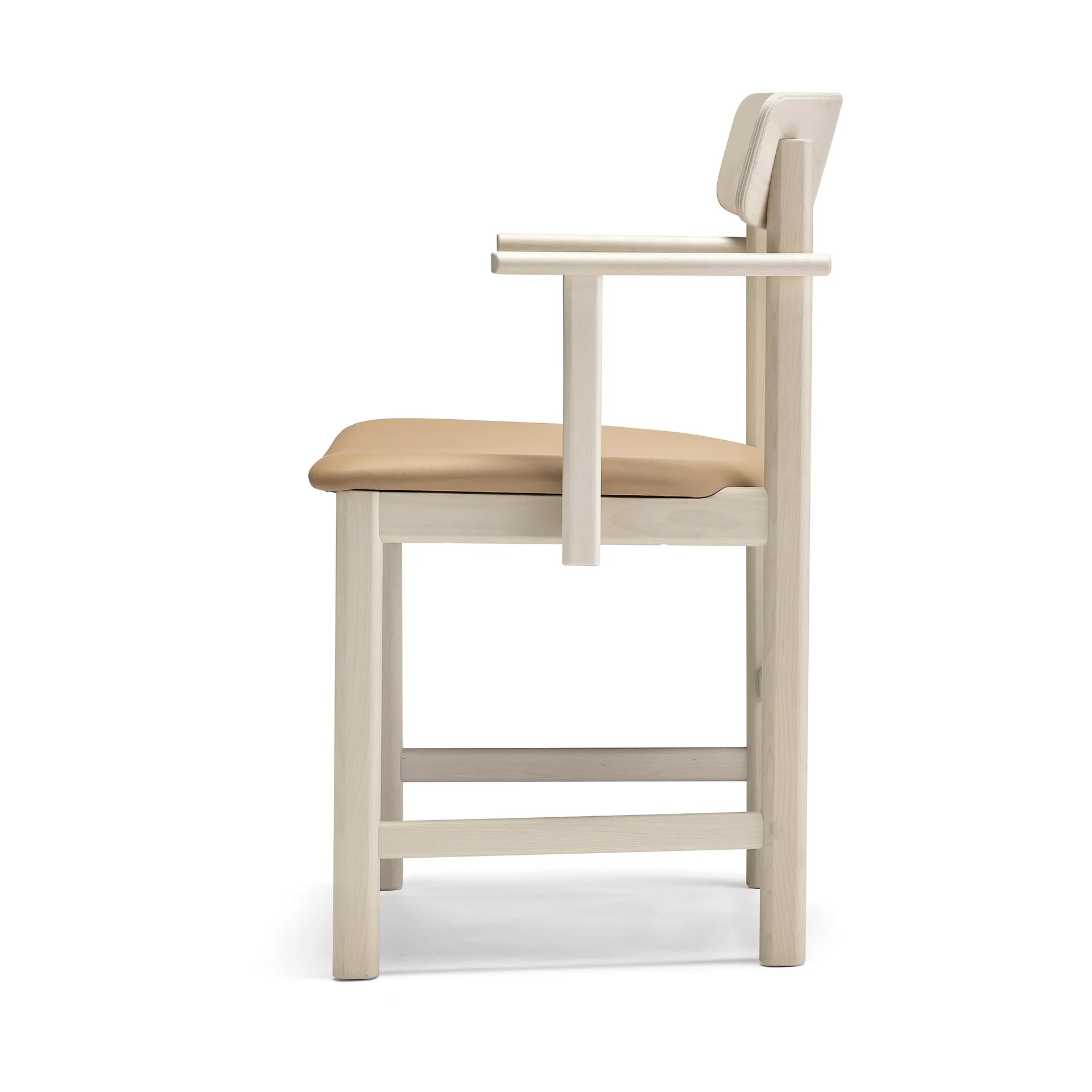 Pal πολυθρόνα, Σημύδα ανοιχτό ματ βερνίκι-Elmosoft 22030 Stolab