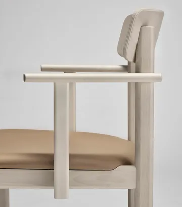 Pal πολυθρόνα - Σημύδα ανοιχτό ματ βερνίκι-Elmosoft 22030 - Stolab