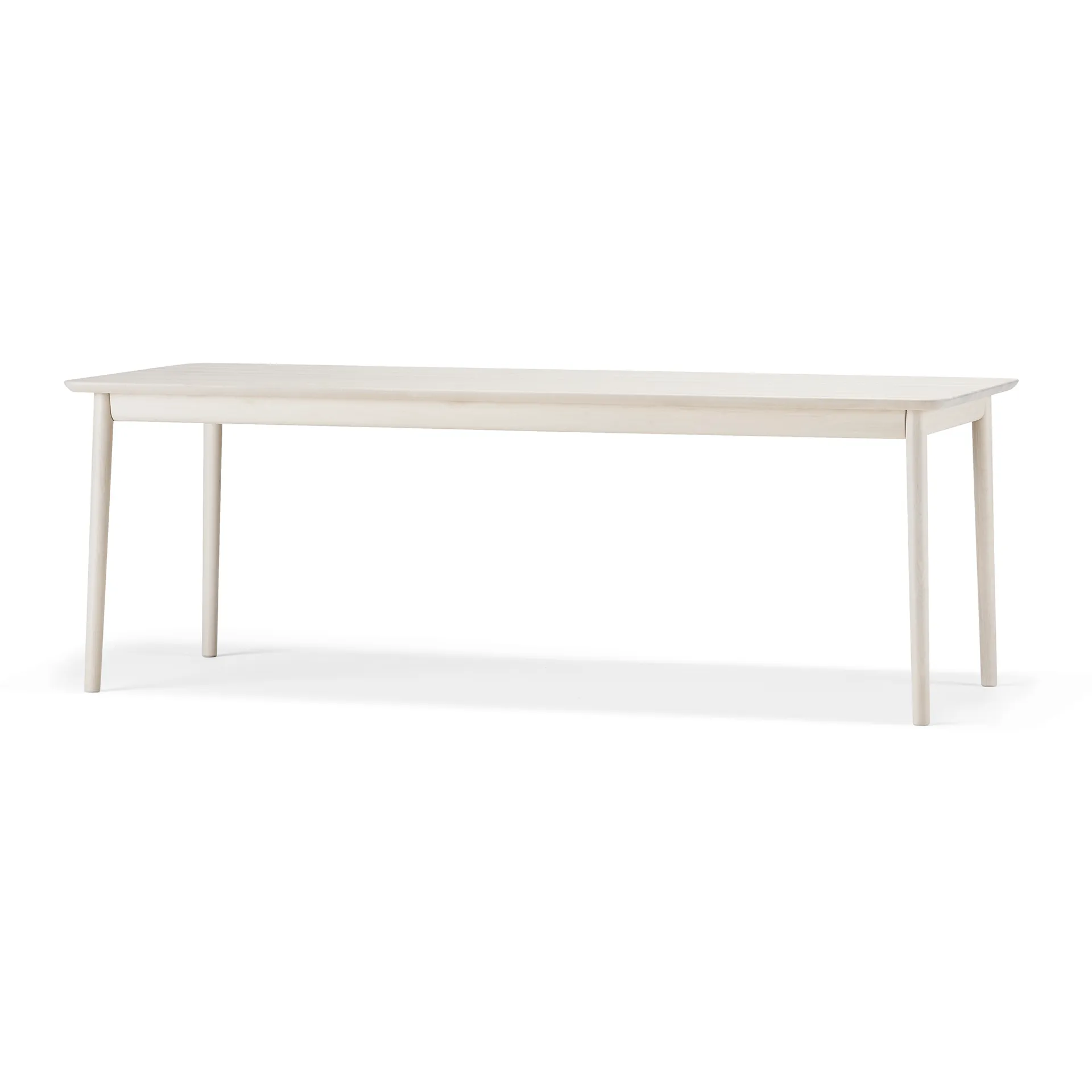 Τραπεζαρία, Prima Vista, Σημύδα λαδωμένη λευκή, 120x90 εκ white oiled + με 1 φύλλο επέκτασης Stolab