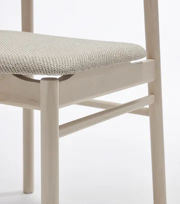 Καρέκλα, Prima Vista, σημύδα λαδωμένη λευκή - Textile Atto Driftwood V3576/01 γκρι - Stolab