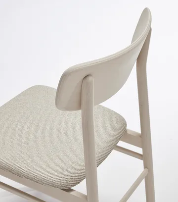 Καρέκλα, Prima Vista, σημύδα λαδωμένη λευκή - Textile Atto Driftwood V3576/01 γκρι - Stolab