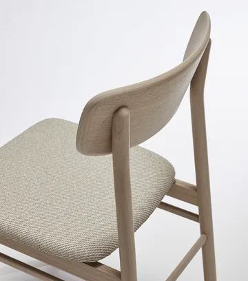 Καρέκλα, Prima Vista, δρυς λαδωμένη λευκή - Textile Atto Driftwood V3576/01 γκρι - Stolab