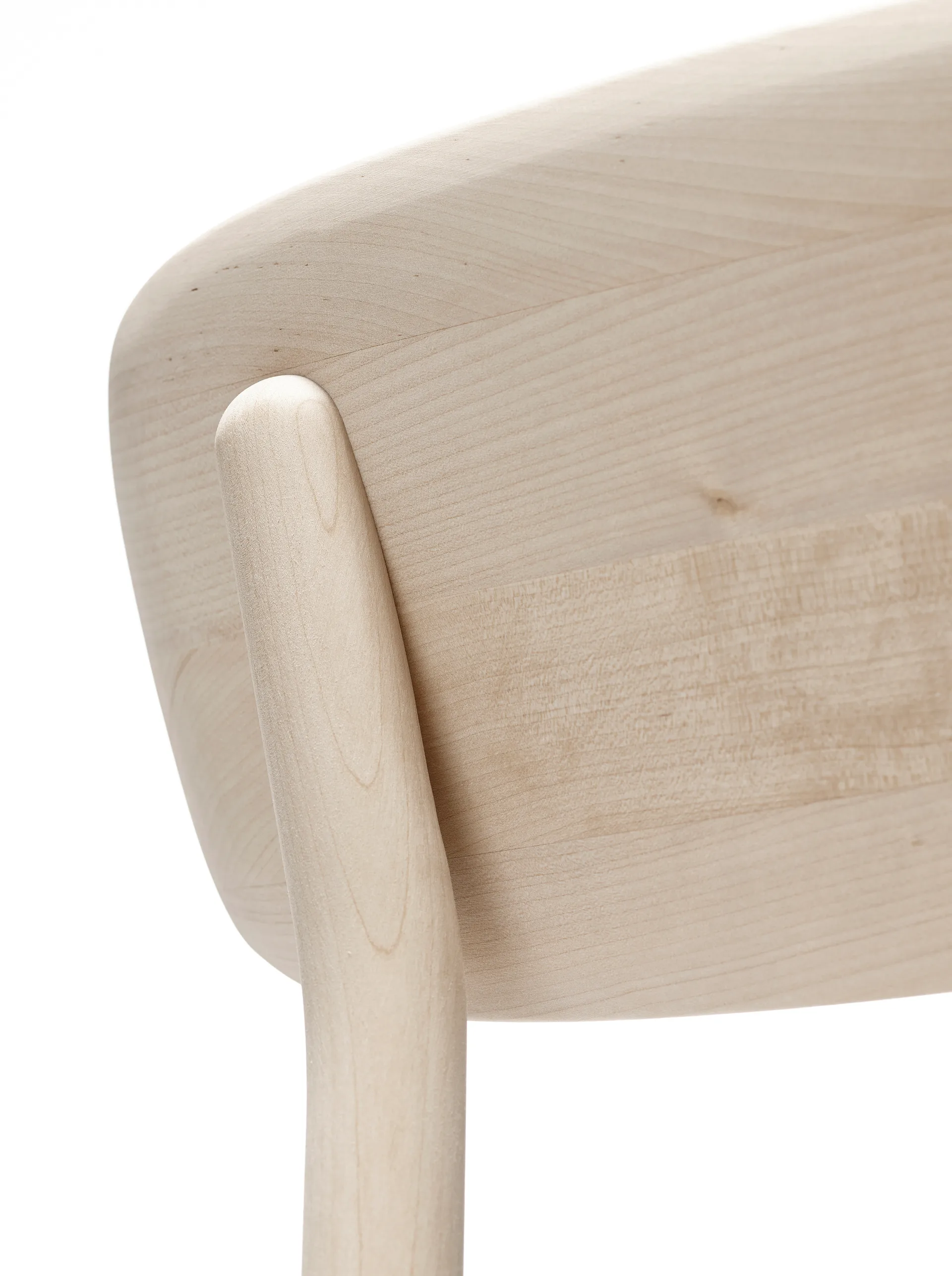 Καρέκλα, Prima Vista, σημύδα λαδωμένη λευκή, Textile hallingdal 65-130 γκρι Stolab