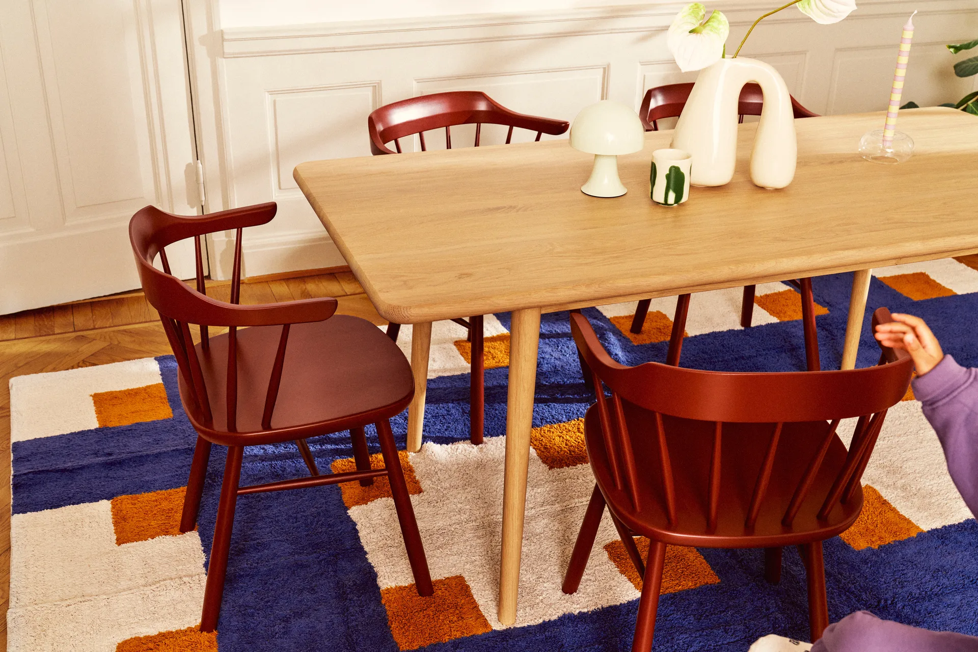 Småland καρέκλα, Lingon βαθύ κόκκινο 19 Stolab