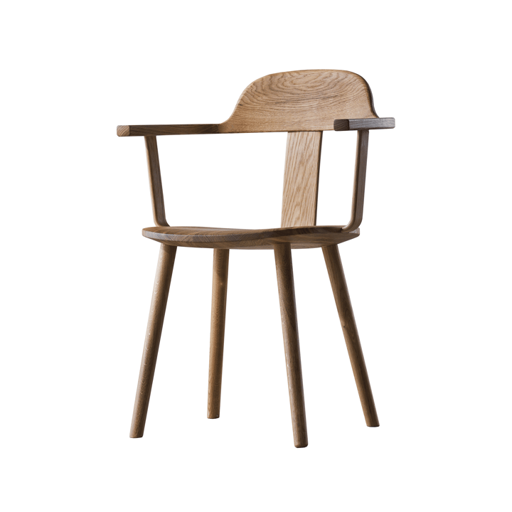 Καρέκλα με μπράτσα, Sture - Φυσική, λαδωμένη δρυς - Stolab