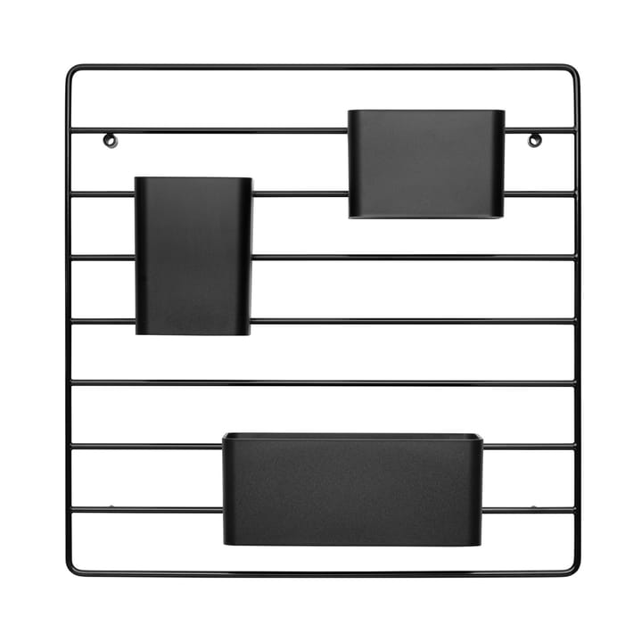 Grid δοχείο οργάνωσης - Μαύρο - String