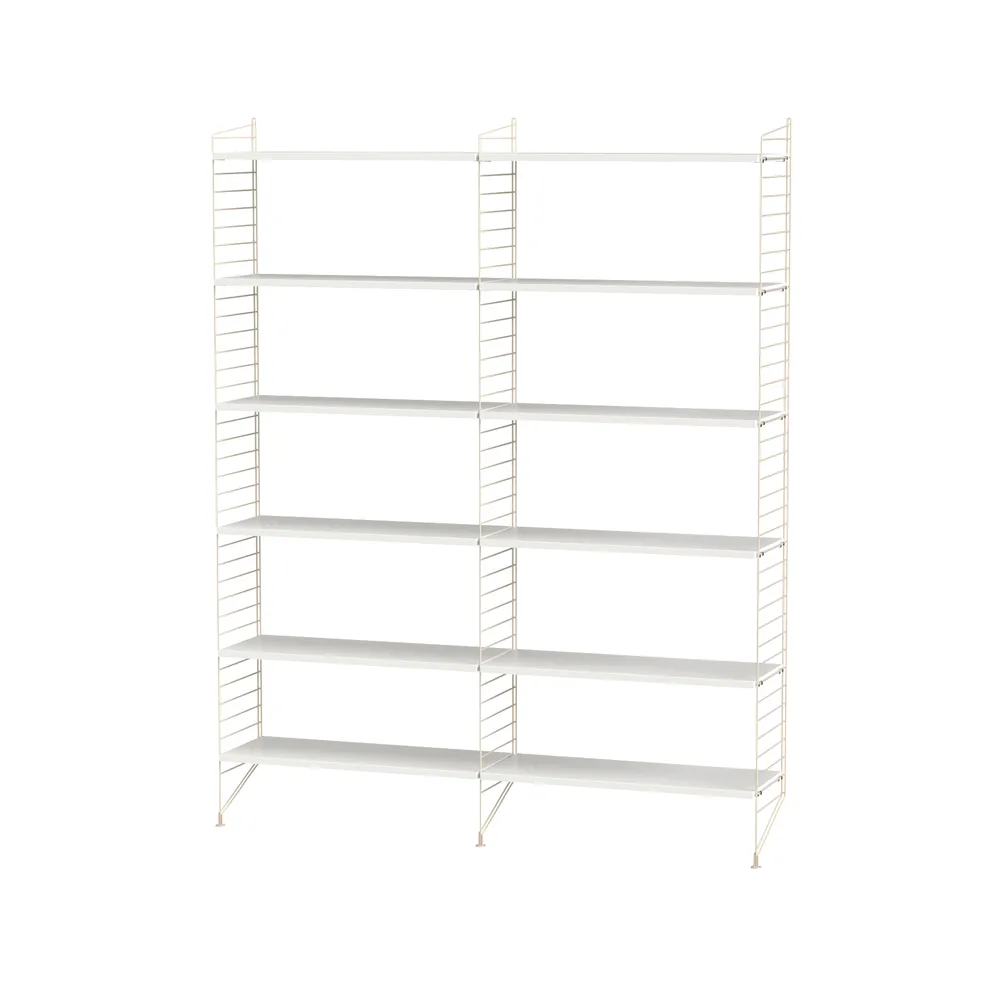 String σαλόνι λευκό & μπεζ - Συνδυασμός Α String