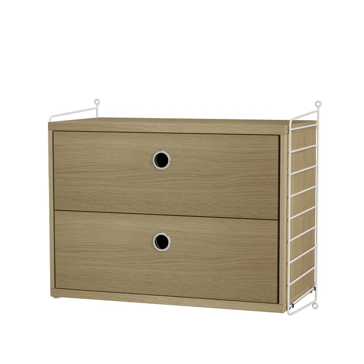 String υπνοδωμάτιο δρυς & λευκό - Συνδυασμός Α - undefined - String