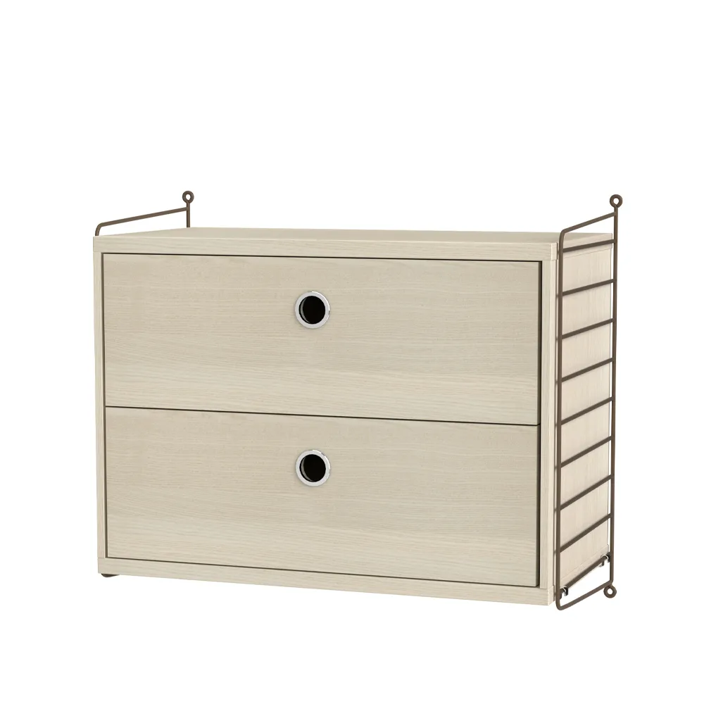 String υπνοδωμάτιο οξιά & καφέ - Συνδυασμός Α String