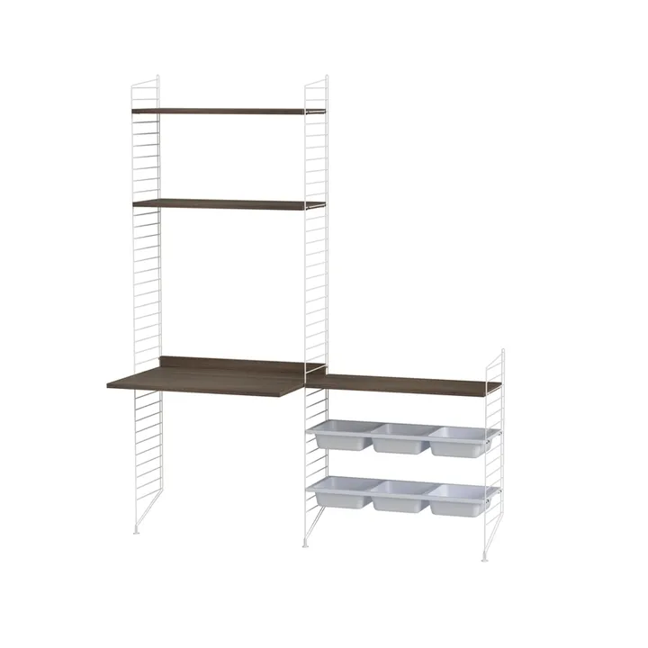 String παιδικό δωμάτιο καρυδιά & λευκό - Συνδυασμός Ε - undefined - String