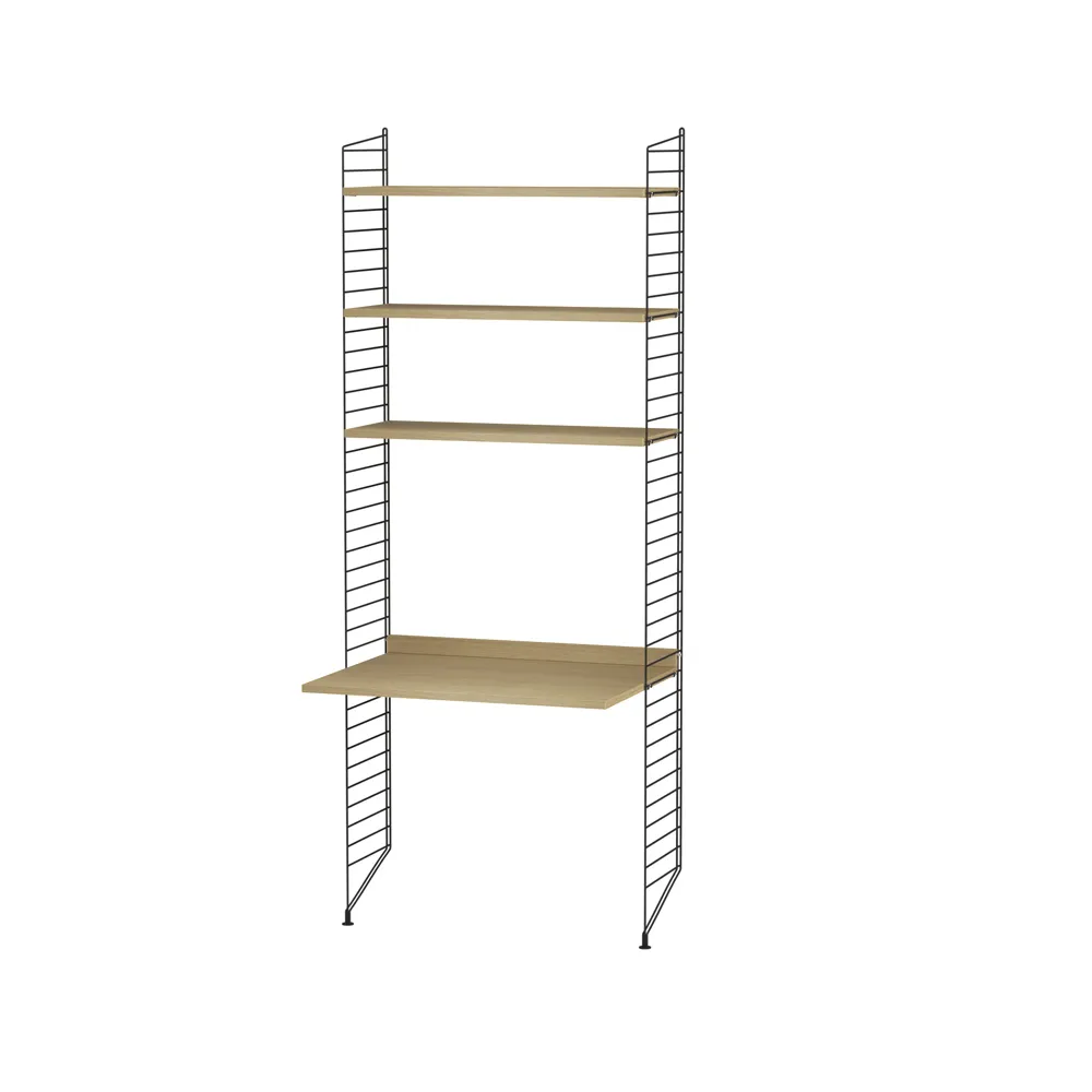 String γραφείο οξιάς & μαύρο - Συνδυασμός Α String