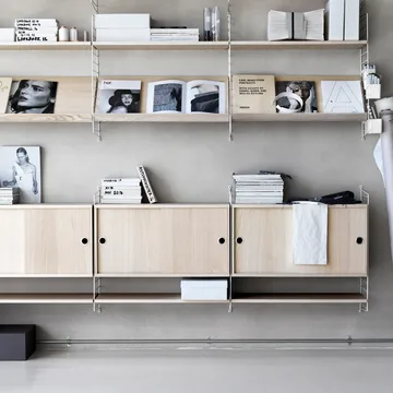 String σαλόνι οξιά & λευκό - Συνδυασμός Ε - undefined - String