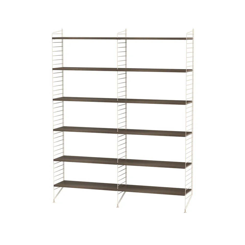 String σαλόνι καρυδιά & μπεζ - Συνδυασμός Α String