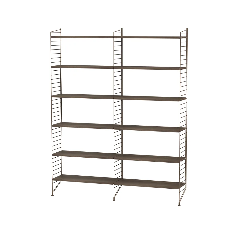 String καθιστικό καρυδιά & καφέ - Συνδυασμός Α String