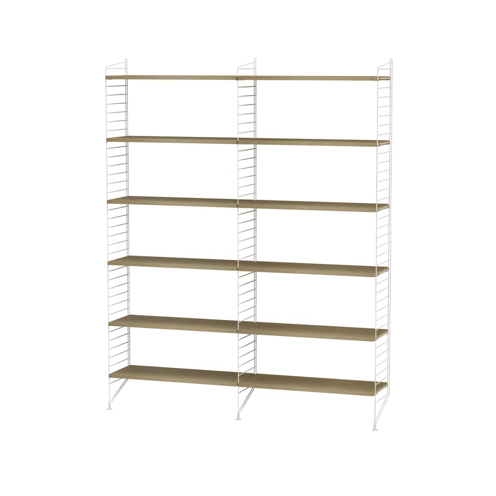 String σαλόνι οξιά & λευκό - Συνδυασμός Α String