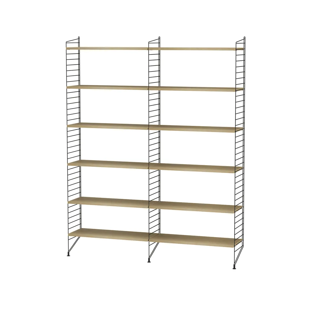 String σαλόνι οξιά & μαύρο - Συνδυασμός Α String