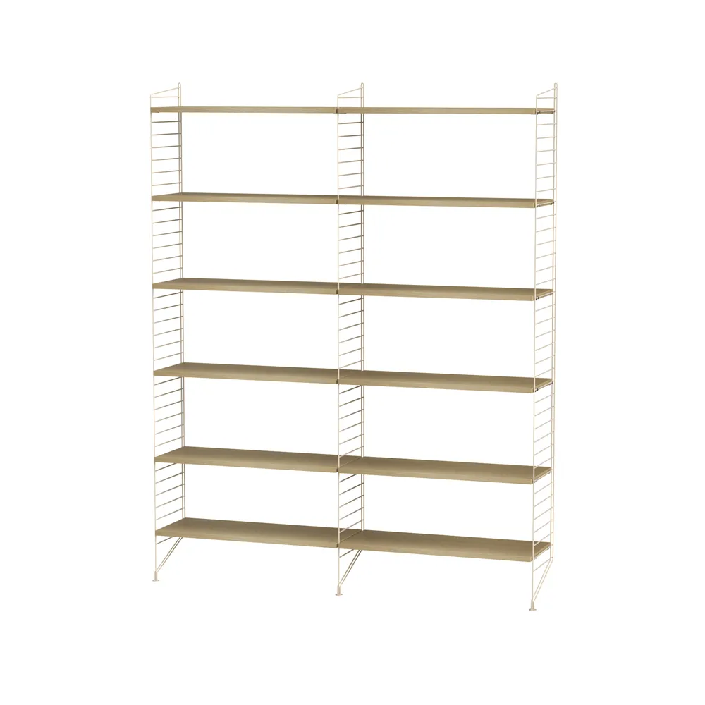 String σαλόνι οξιά & μπεζ - Συνδυασμός Α String