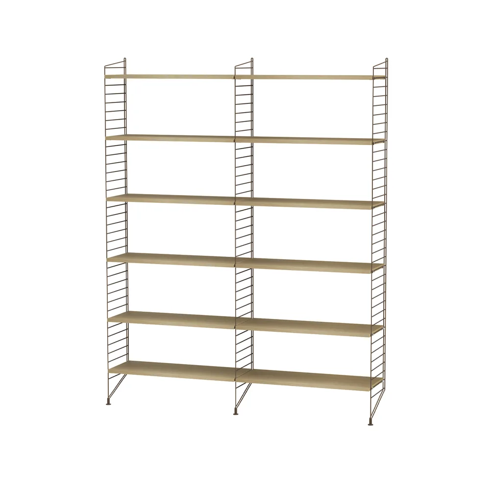 String σαλόνι δρυς & καφέ - Συνδυασμός Α String