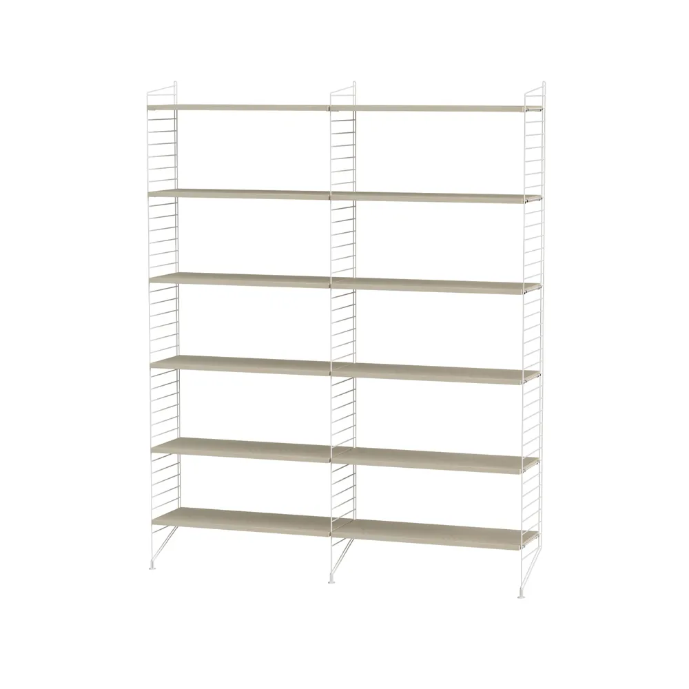 String σαλόνι οξιά & λευκό - Συνδυασμός Α String