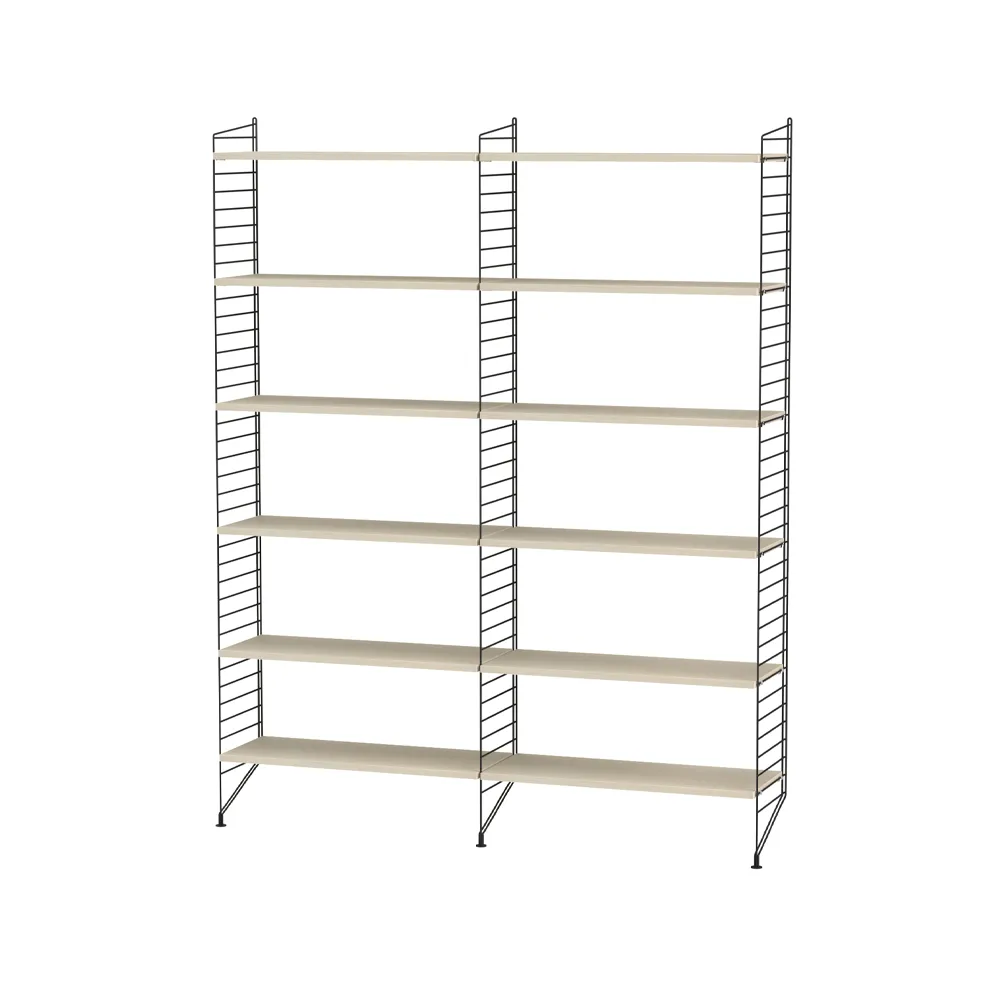 String σαλόνι οξιά & μαύρο - Συνδυασμός Α String