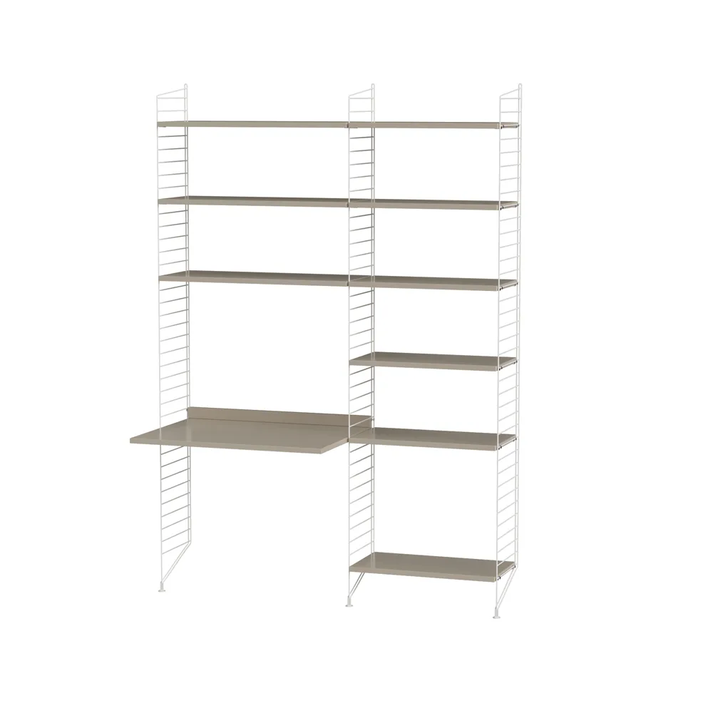 String γραφείο μπεζ & λευκό - Συνδυασμός Β String