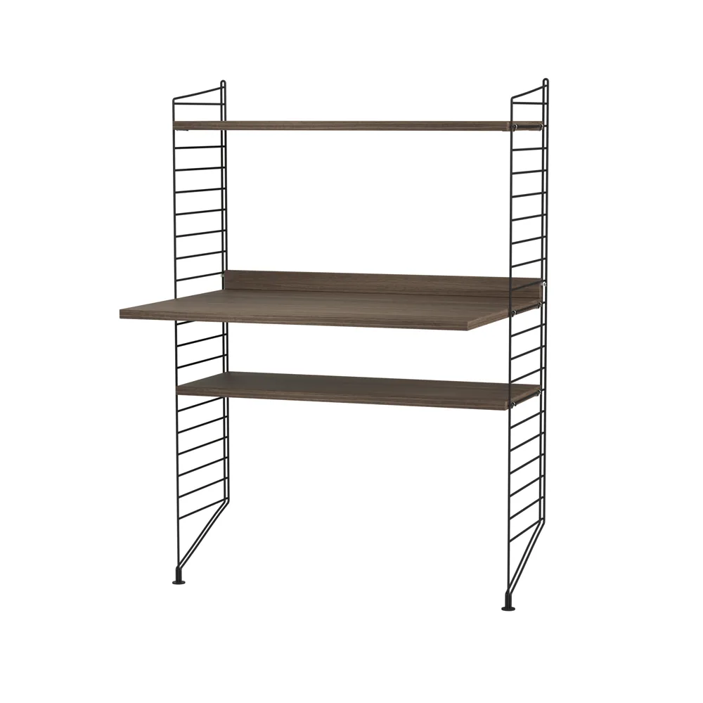 String γραφείο καρυδιά & μαύρο - Συνδυασμός Η String