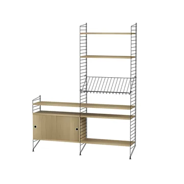 String σαλόνι οξιά & μαύρο - Συνδυασμός Κ - undefined - String