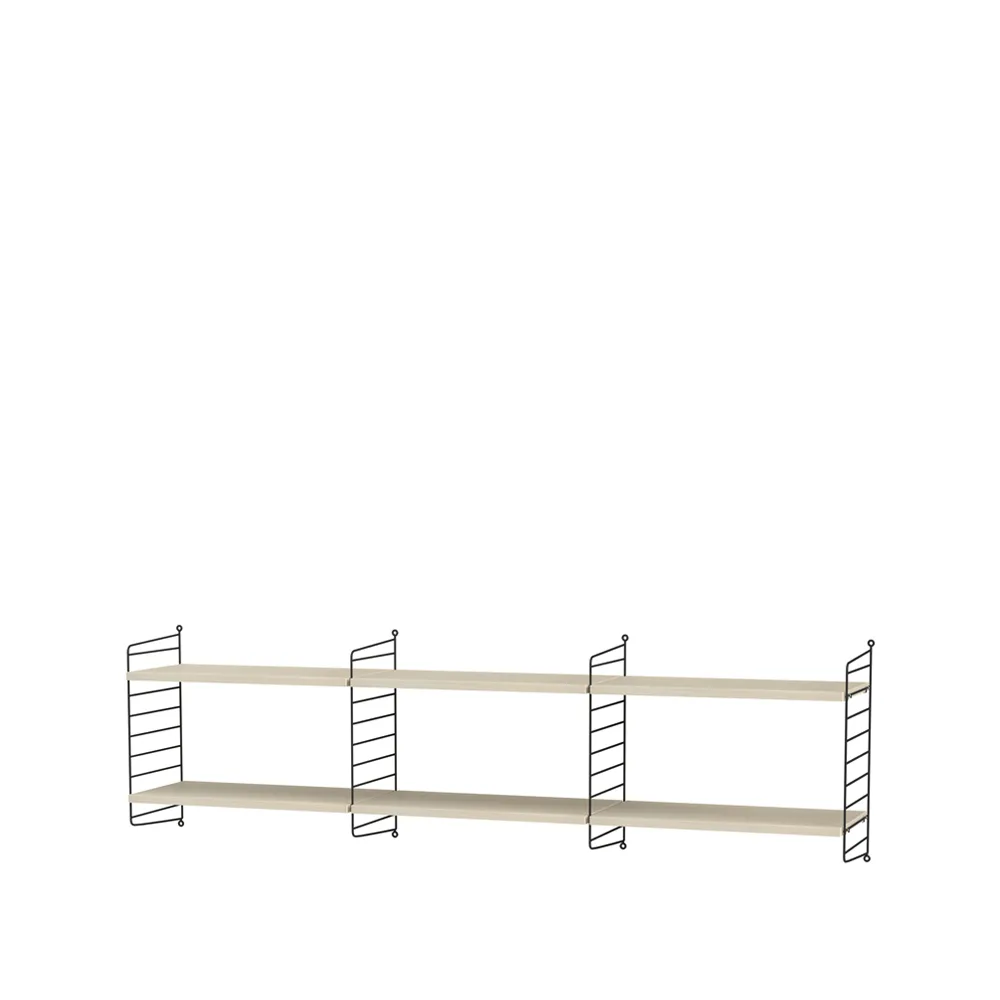 String σαλόνι οξιά & μαύρο - Συνδυασμός Ο String