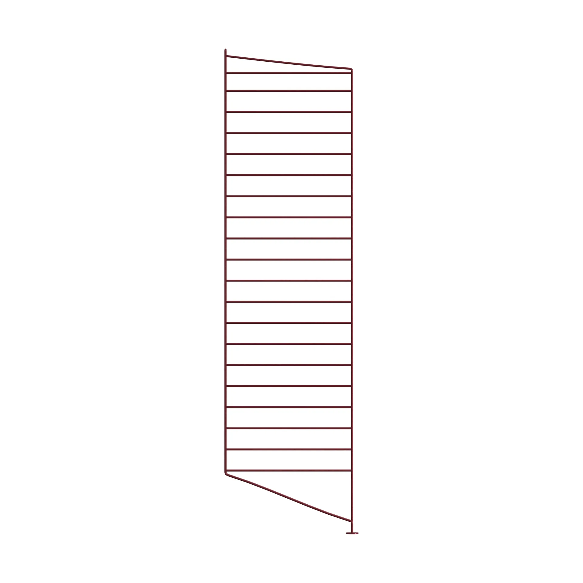 Πλαίσιο δαπέδου String, Σκούρο κόκκινο, 115x30 εκ., 1 τεμάχιο String
