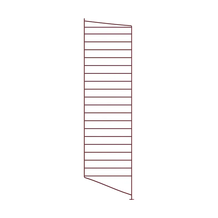 Πλαίσιο δαπέδου String - Σκούρο κόκκινο, 115x30 εκ., 1 τεμάχιο - String