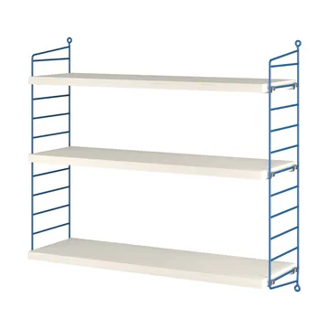 String 1949-2024 ράφι Limited Edition 60x60x20 cm - Blue/white oiled pine - String