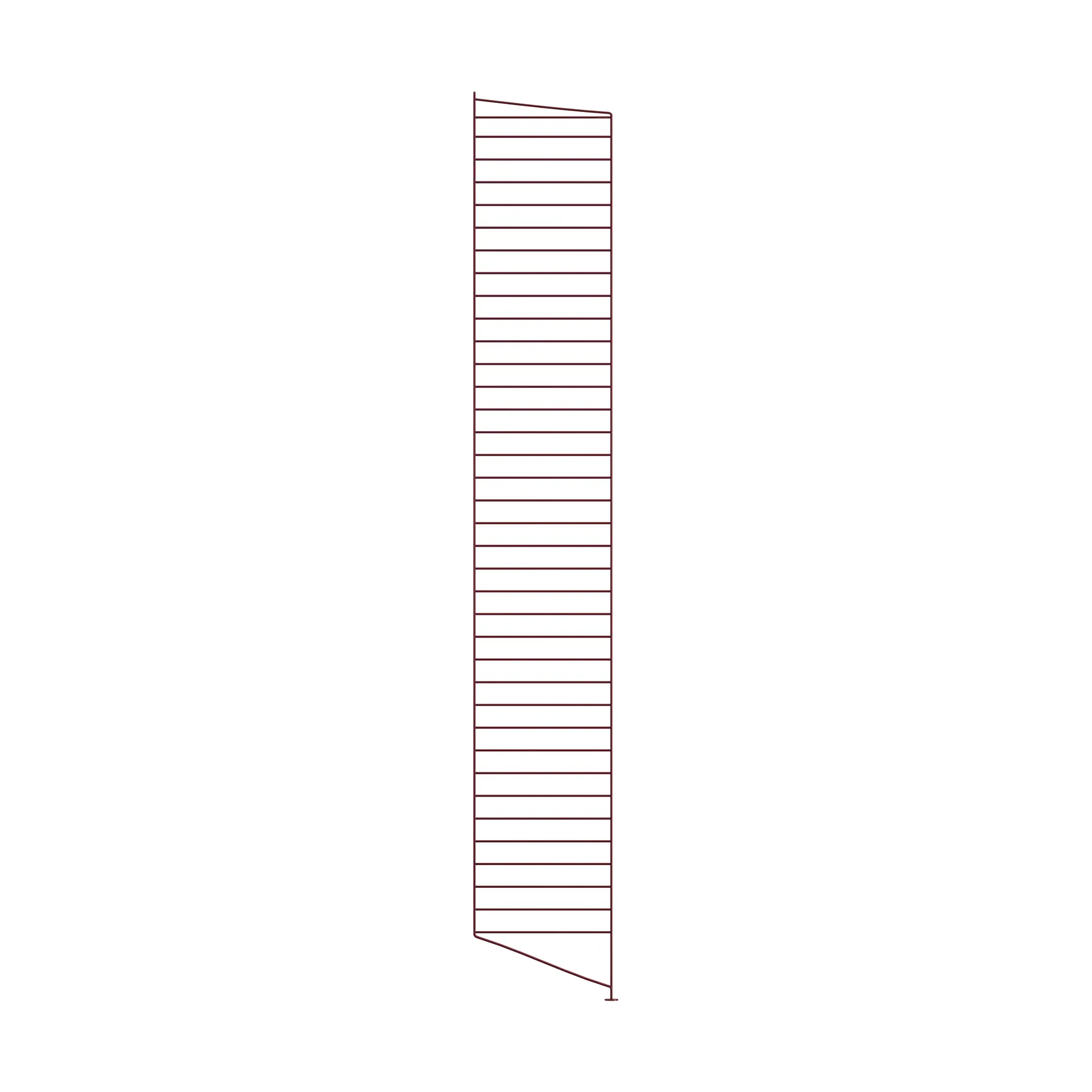 Πλαίσιο δαπέδου String, Σκούρο κόκκινο, 200x30 εκ., 1 τεμάχιο String