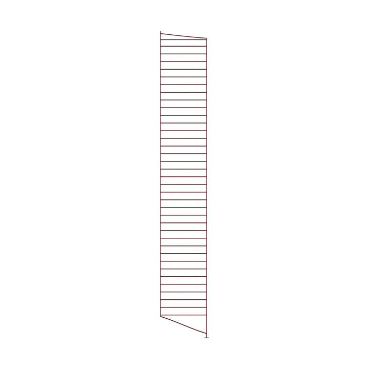 Πλαίσιο δαπέδου String - Σκούρο κόκκινο, 200x30 εκ., 1 τεμάχιο - String